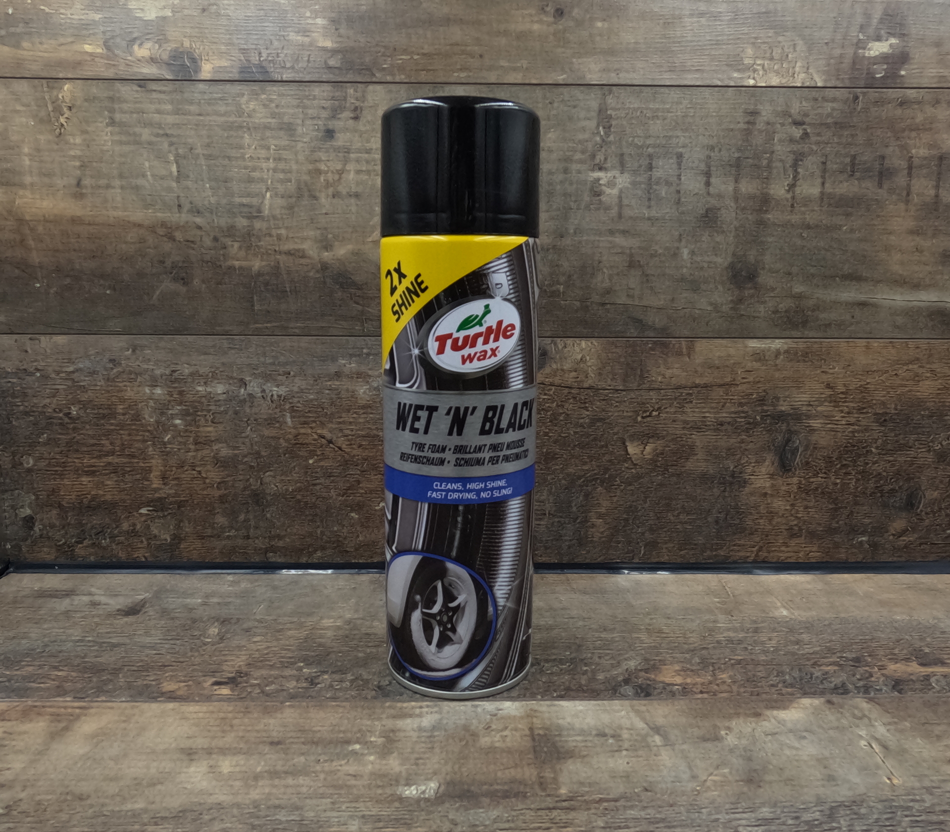 Turtle Wax 53166 Wet n Black Tyre Foam 500ml