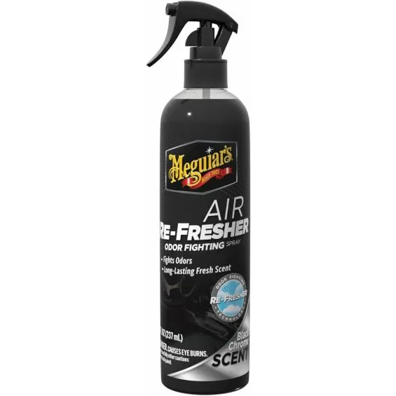 Meguiar's Air Re-Fresher Odor Fighting Spray - Black Chrome 273ml