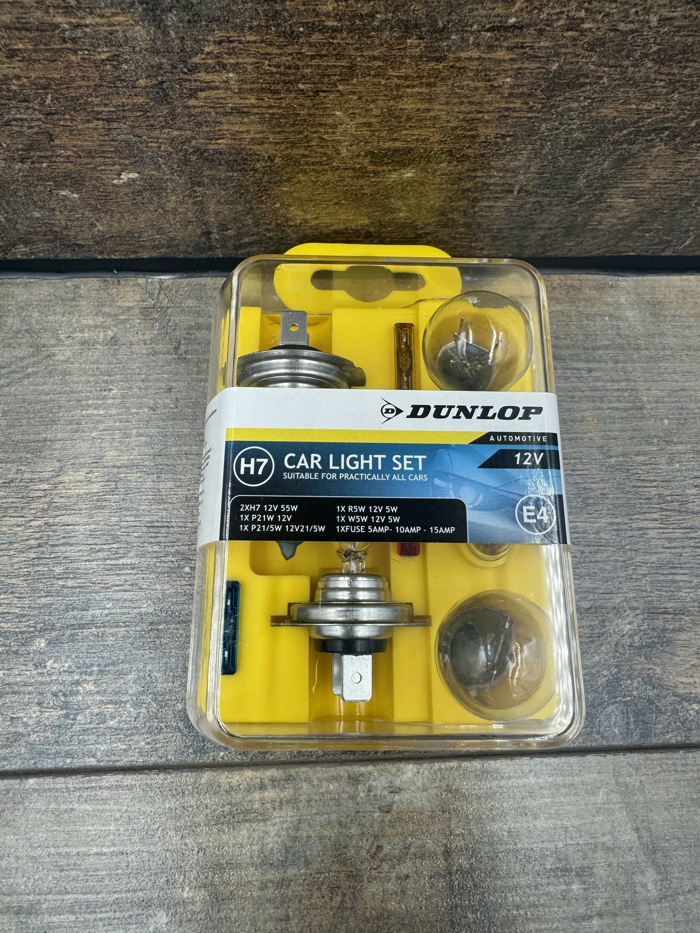 Dunlop h7 lampset