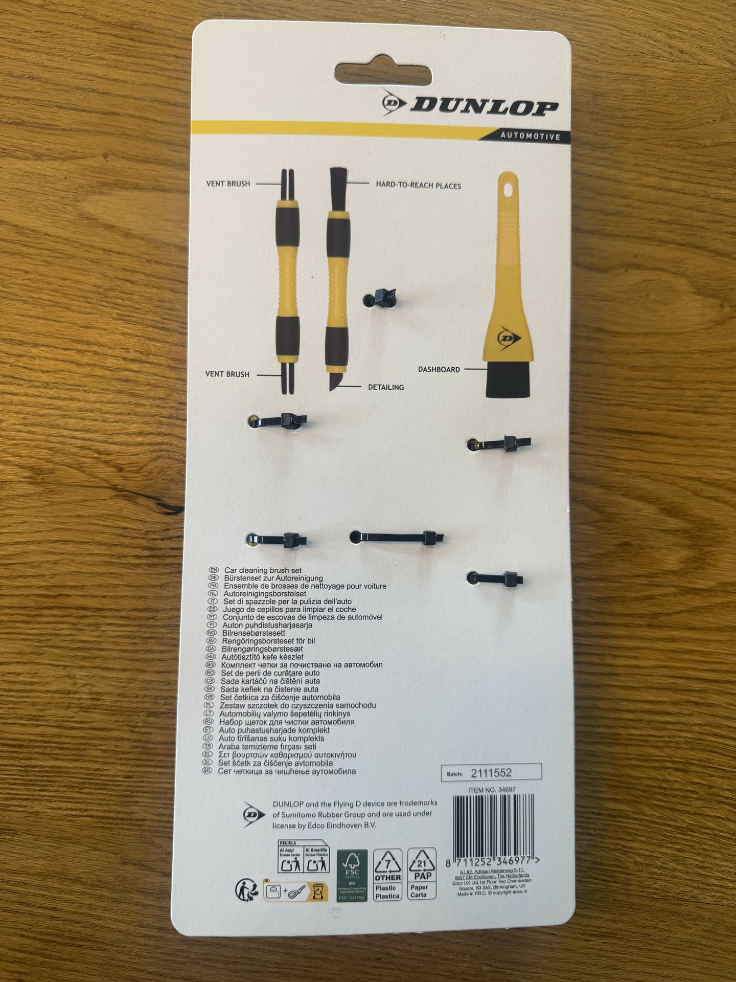 Dunlop 3pcs Detail brush
