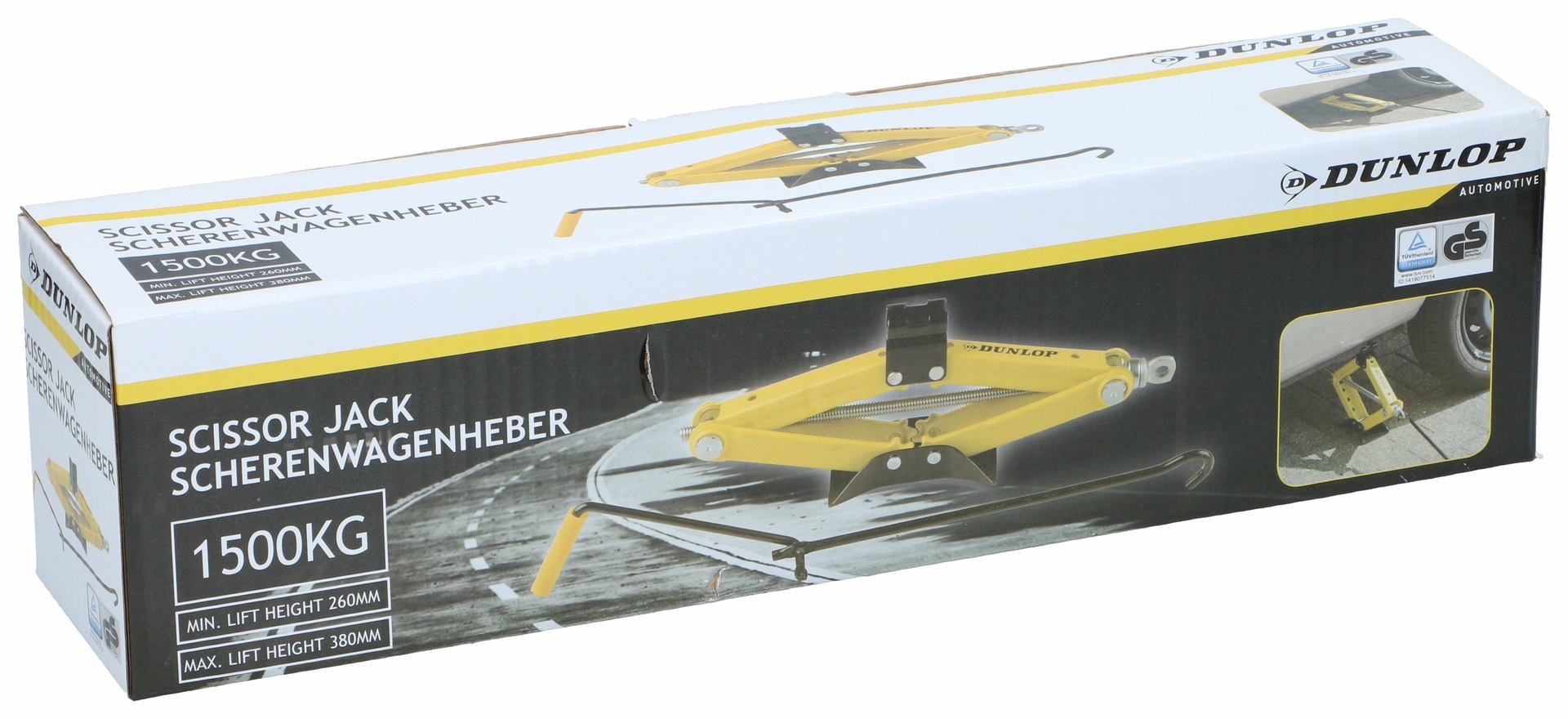 Dunlop schaarkrik 1500kg
