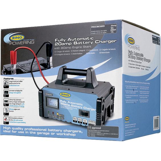 Ring acculader (druppellader) 12 volt en 6 volt
