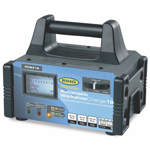 Ring acculader (druppellader) 12 volt en 6 volt