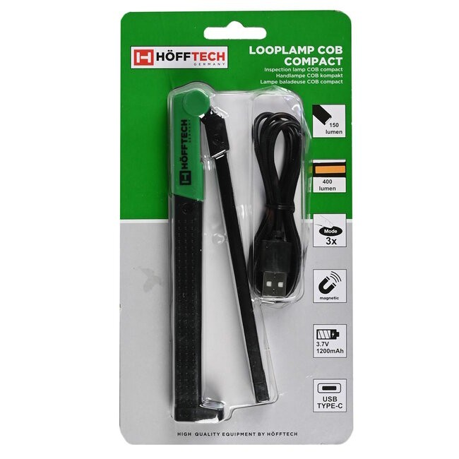 Höfftech looplamp compact (oplaadbaar, spatwaterdicht)