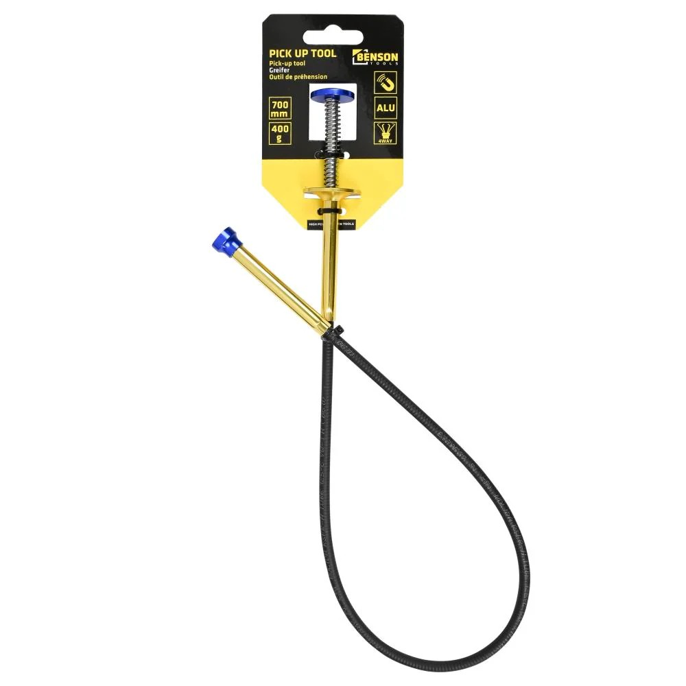 Benson Pick-up Tool 2-in-1 – met Magneet & Grijptang (700 mm)
