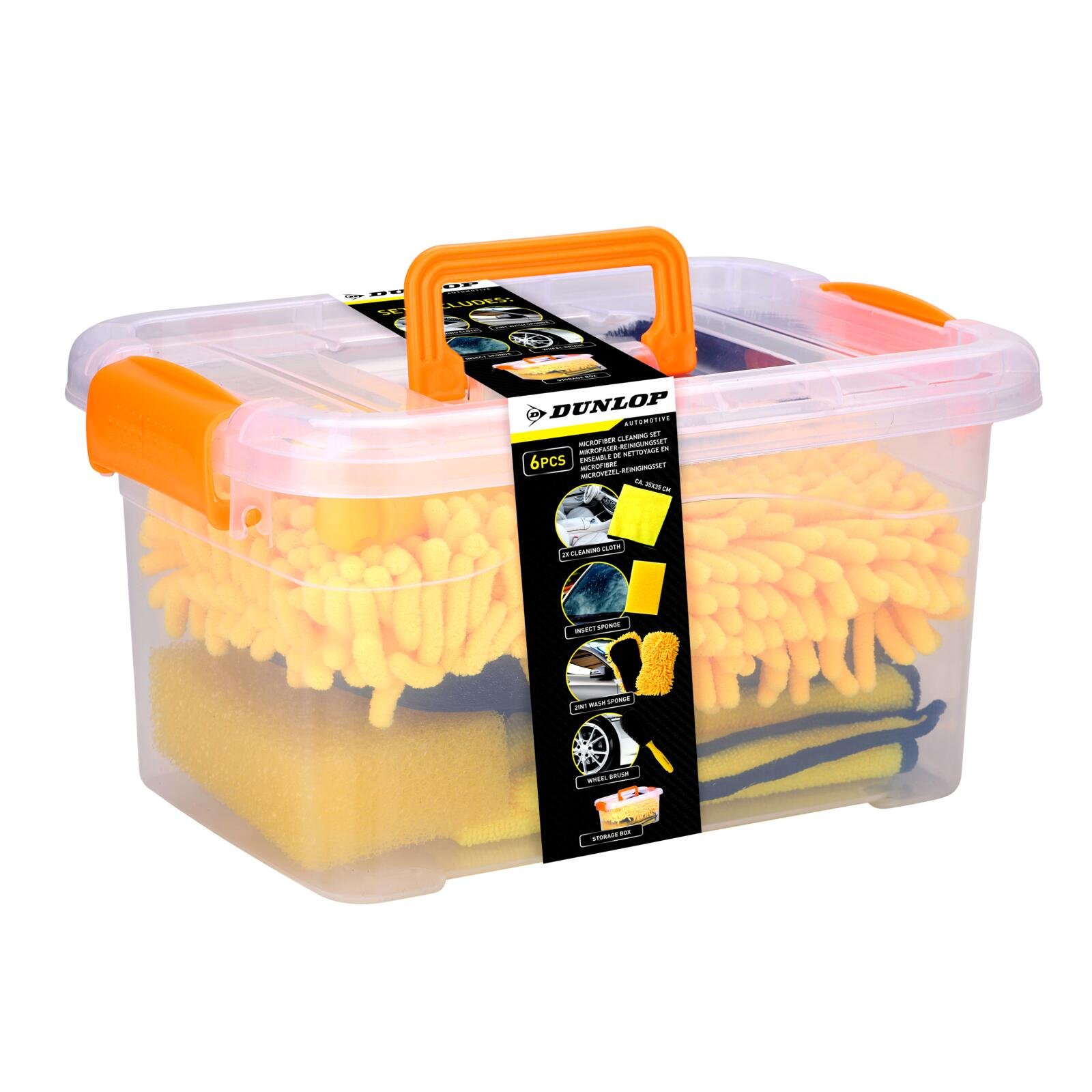 DUNLOP Auto Reinigingsset met Opbergbox