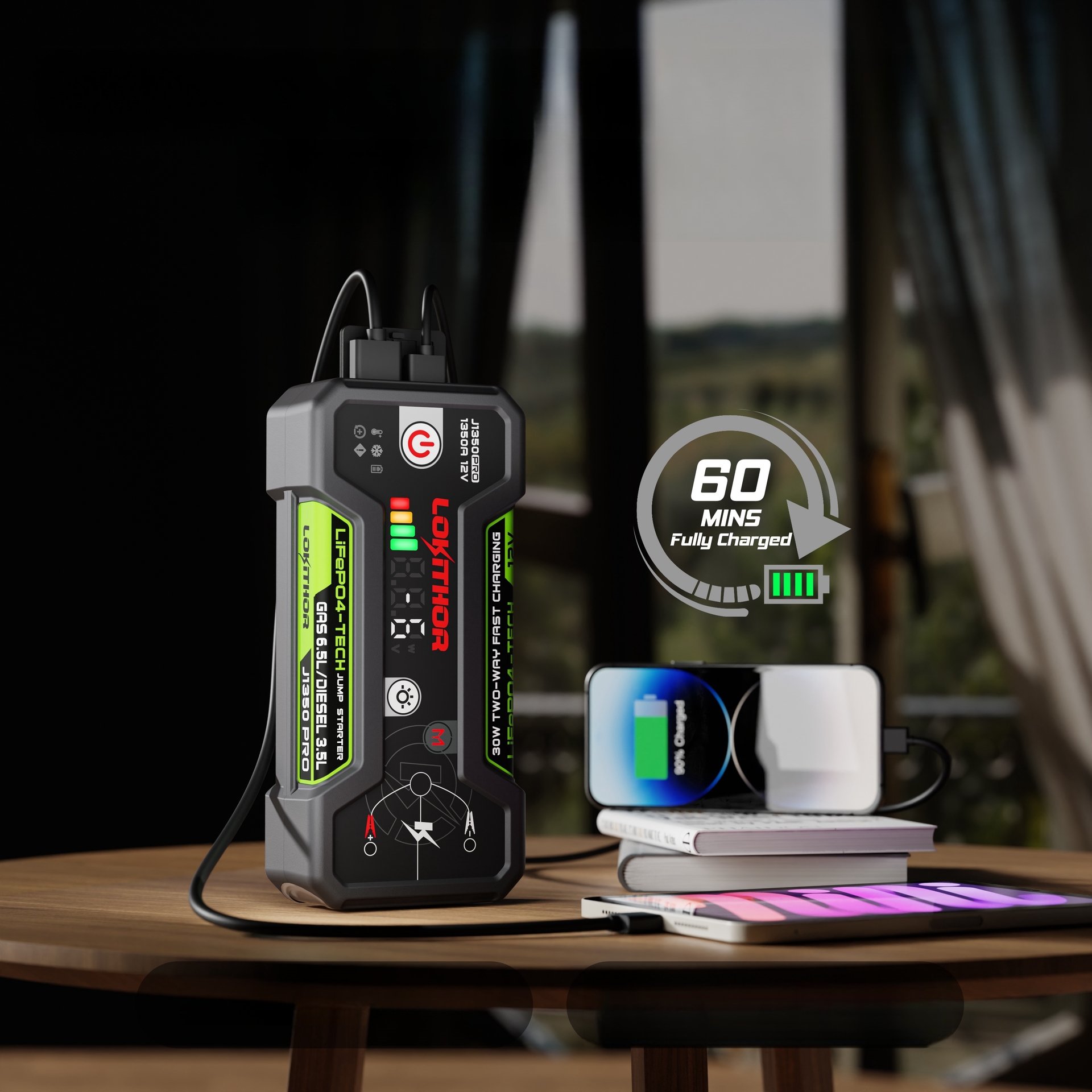 Lokithor Jumpstarter J1350 PRO – 12V / 1350A