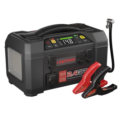 Lokithor AW401 Jumpstarter + Compressor + Waterpomp