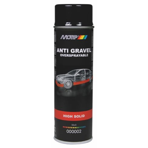 MoTip Underbody Coating Anti-Steenslag High Solid Zwart 500ml – Maximale bescherming voor de onderzijde van uw voertuig