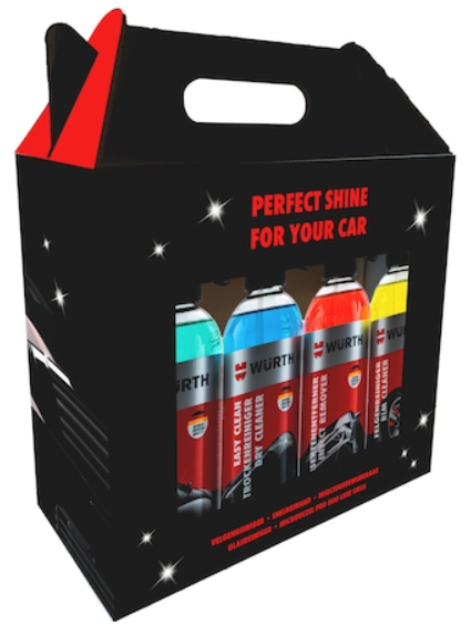 Perfect Shine Giftbox 5-delig – Het Perfecte Cadeau voor Elke Autoliefhebber (Wurth)