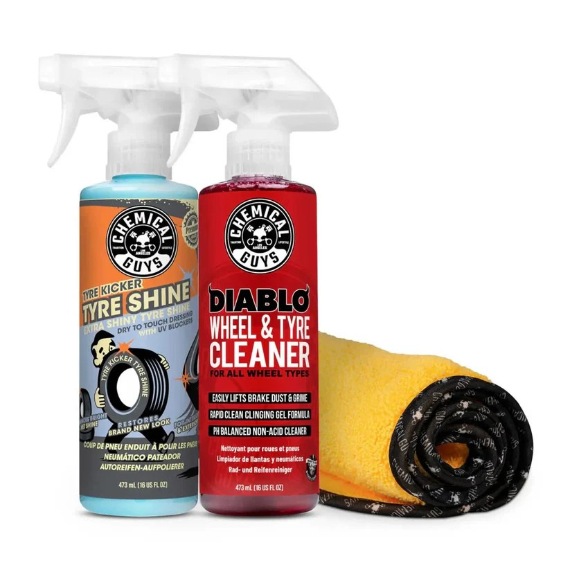 Chemical Guys Wheel & Tyre Shine Starter Kit – Voor Perfect Schone Velgen en Stralende Banden