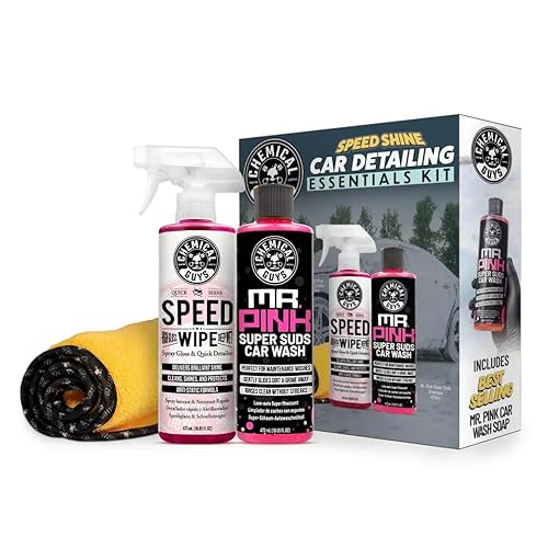 Chemical Guys Speed Shine Car Detailing Essentials Kit – Snel, Veilig en Stralend Schoon